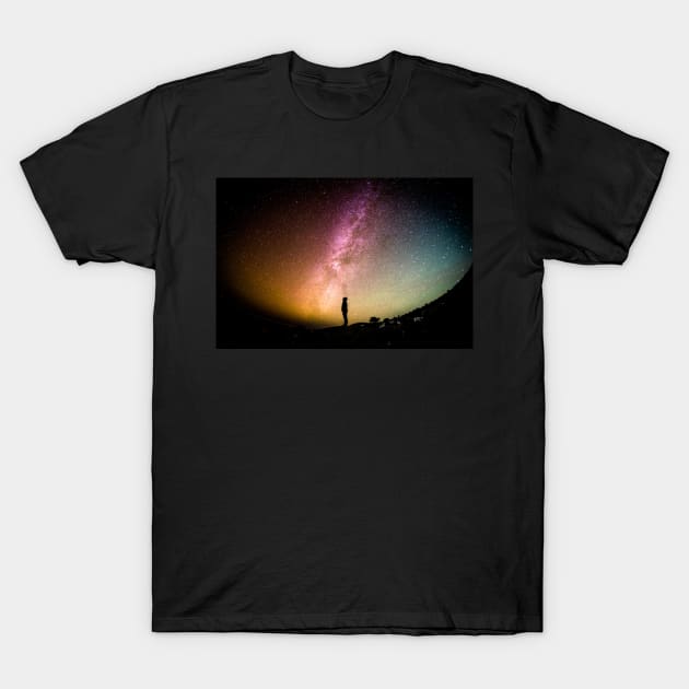 Milky way T-Shirt by gruntcooker